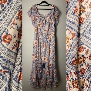 Brand new! Boho High-Low Floral Print Dress